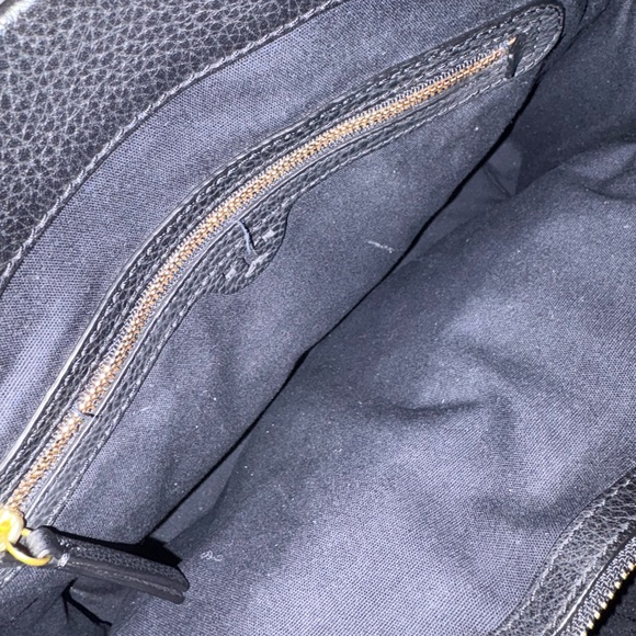 Tory Burch Gemini Link Leather Tote Bag Black 43676 Authentic EUC - Picture 16 of 17